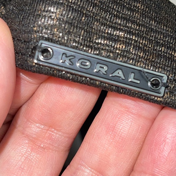 KORAL Swim Top Black Gold Metallic S - Picture 14 of 15